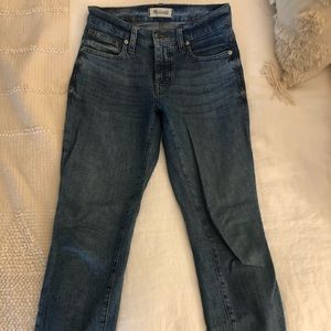 Madewell 9” high rise skinny jeans